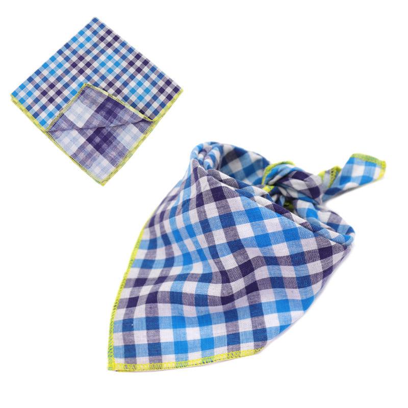 Fashionable Double Sided Cotton Pet Scarf-17