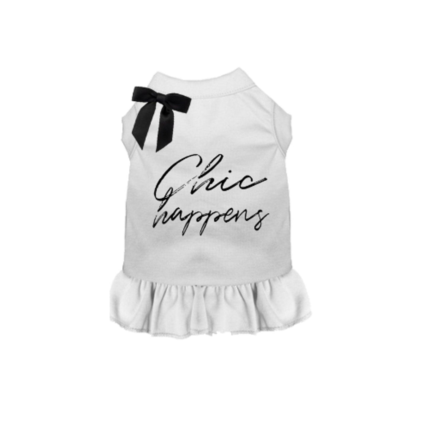 Chic Happens Ruffled Dress for Dogs-3