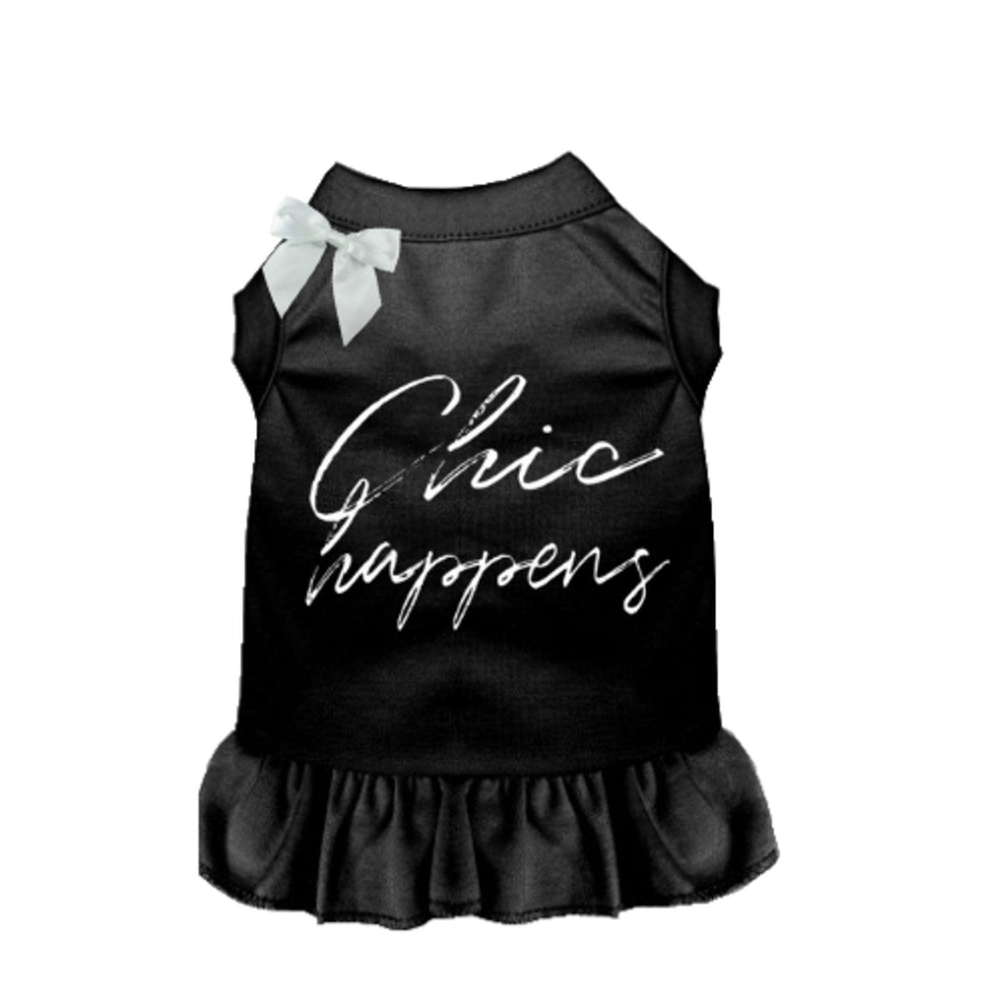 Chic Happens Ruffled Dress for Dogs-6