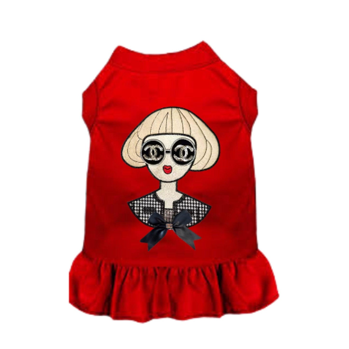 Chic Ruffled Dress for Stylish Dogs-16