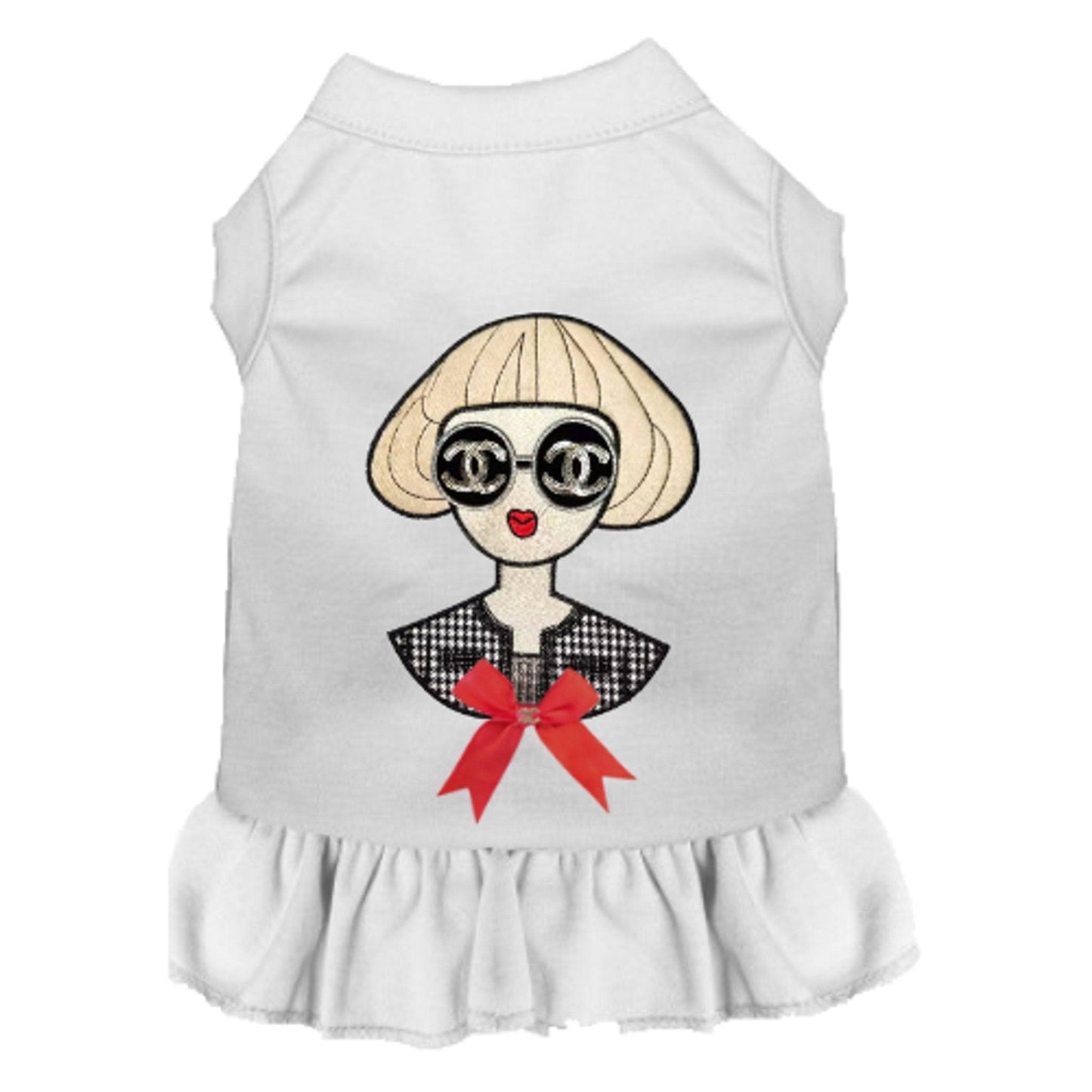 Chic Ruffled Dress for Stylish Dogs-1