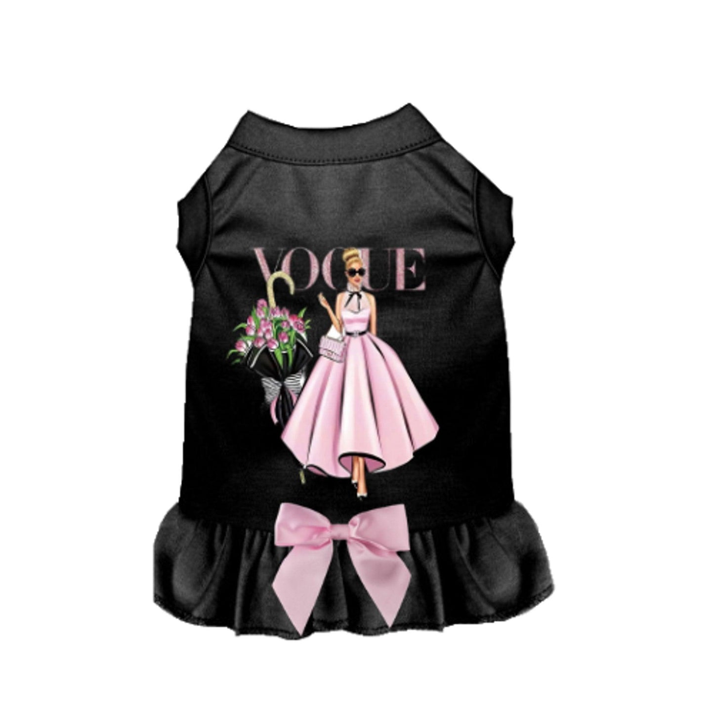 Chic Spring Ruffle Dress for Dogs-7