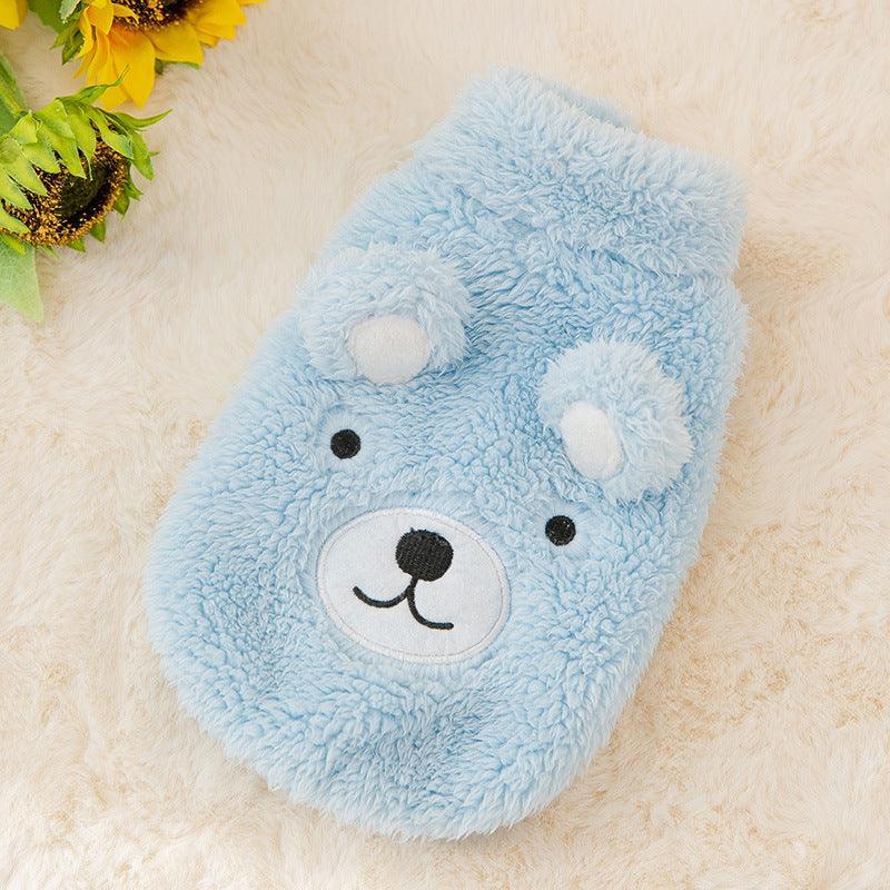 Cozy Bear Fleece Patch Two-Legged Pet Apparel-2