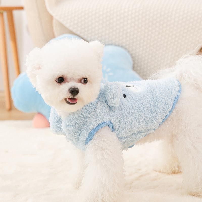 Cozy Bear Fleece Patch Two-Legged Pet Apparel-3