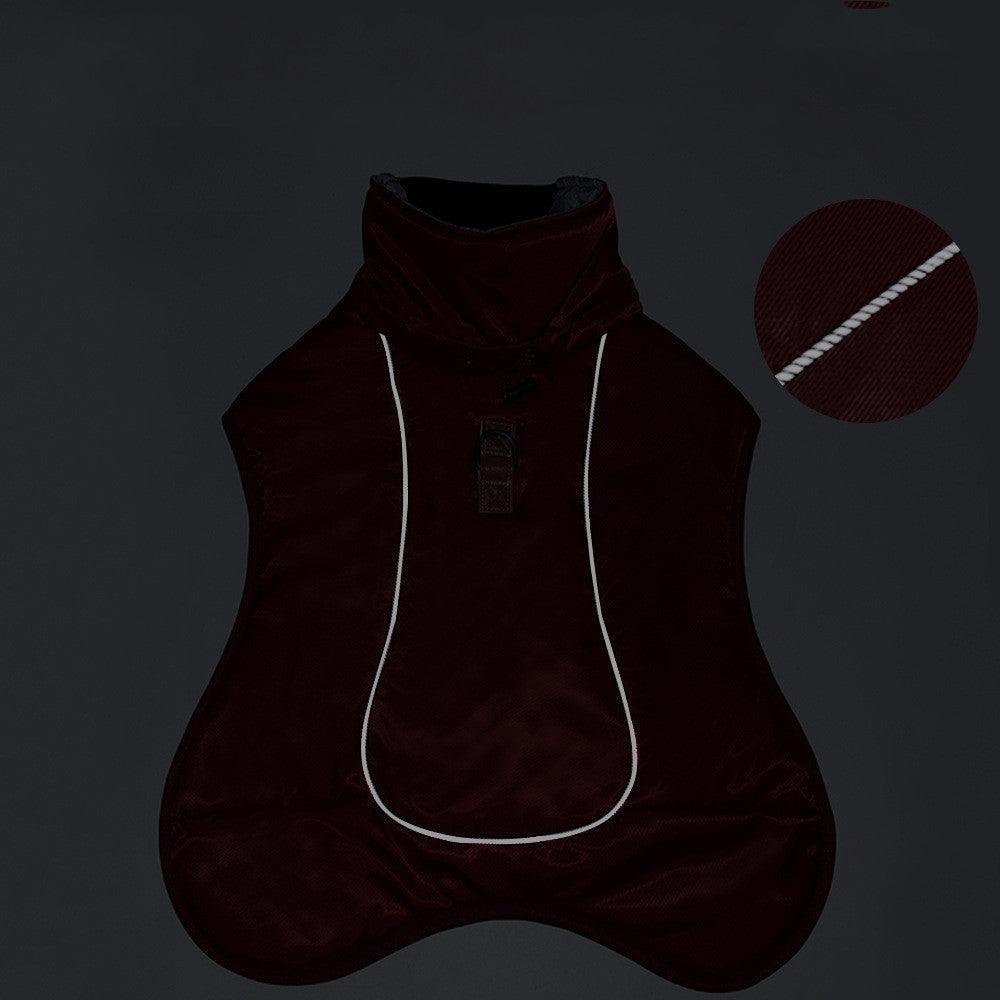 Cozy Canine Cloak: Stylish And Warm Pet Winter Wear With Reflective Safety-4