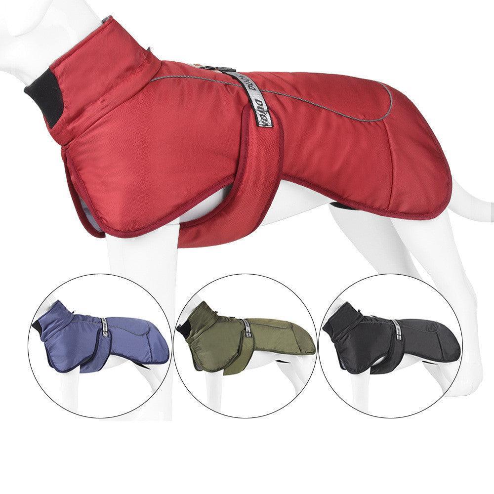 Cozy Canine Cloak: Stylish And Warm Pet Winter Wear With Reflective Safety-2