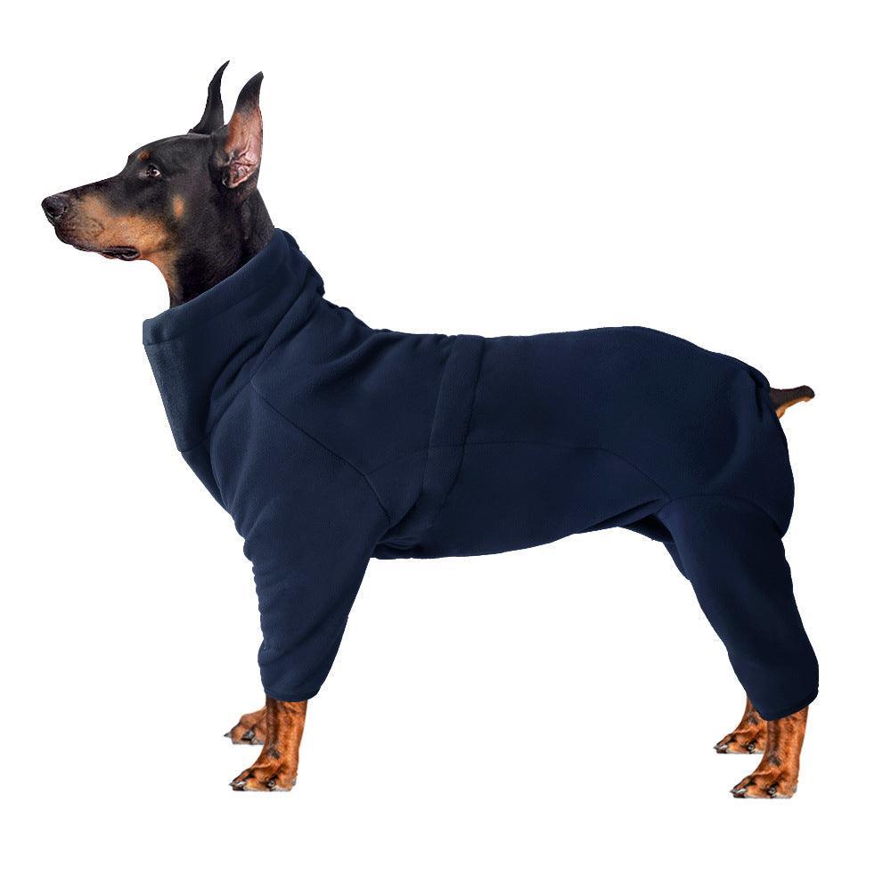 Cozy Canine Couture: Plush Polar Fleece Four-Legged Attire For Medium And Large Dogs-1