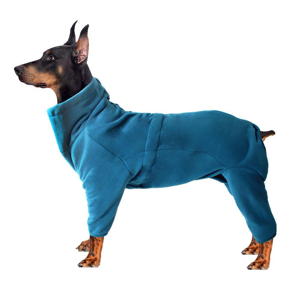 Cozy Canine Couture: Plush Polar Fleece Four-Legged Attire For Medium And Large Dogs-3