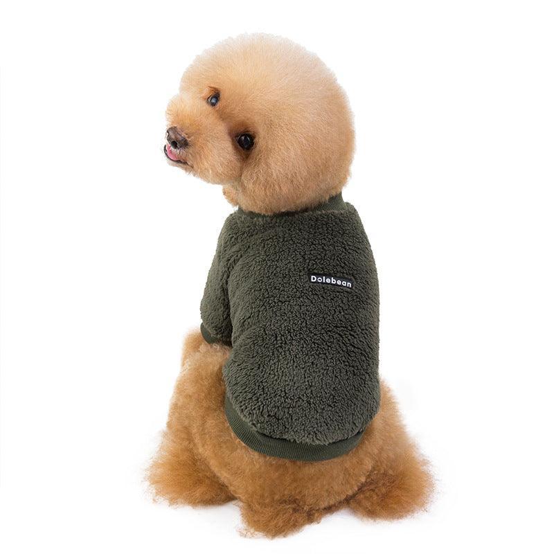 Cozy Canine Double-Sided Fleece Jacket-1