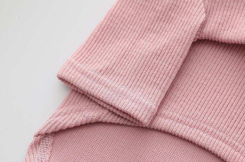Cozy Canine Knitted Sweater With Bunny Ears-2