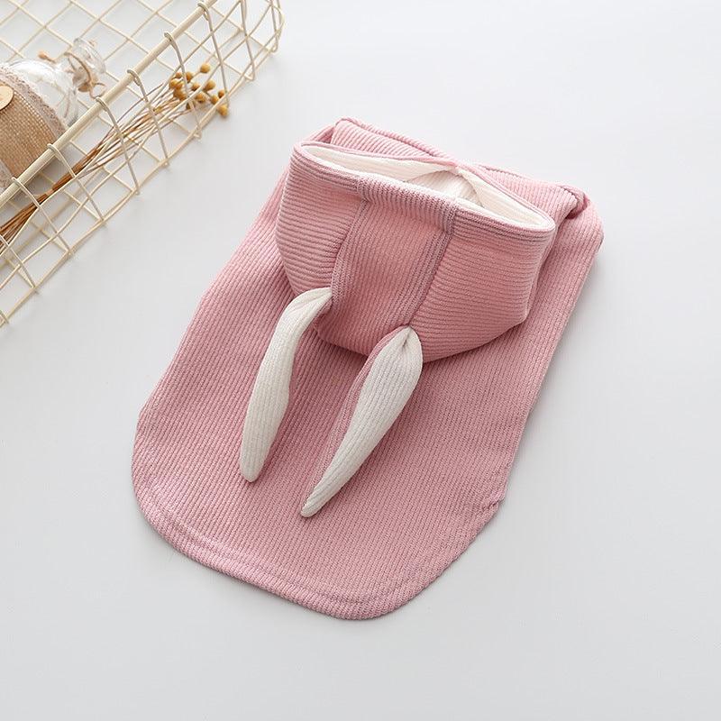 Cozy Canine Knitted Sweater With Bunny Ears-6