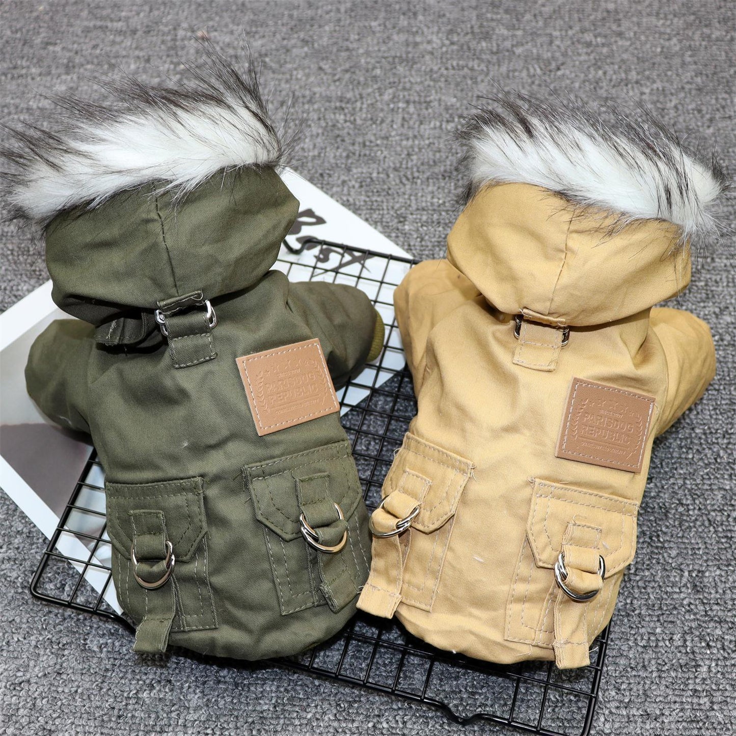 Cozy Canine Padded Coat - Stylish And Warm Dog Jacket For Small Breeds-3