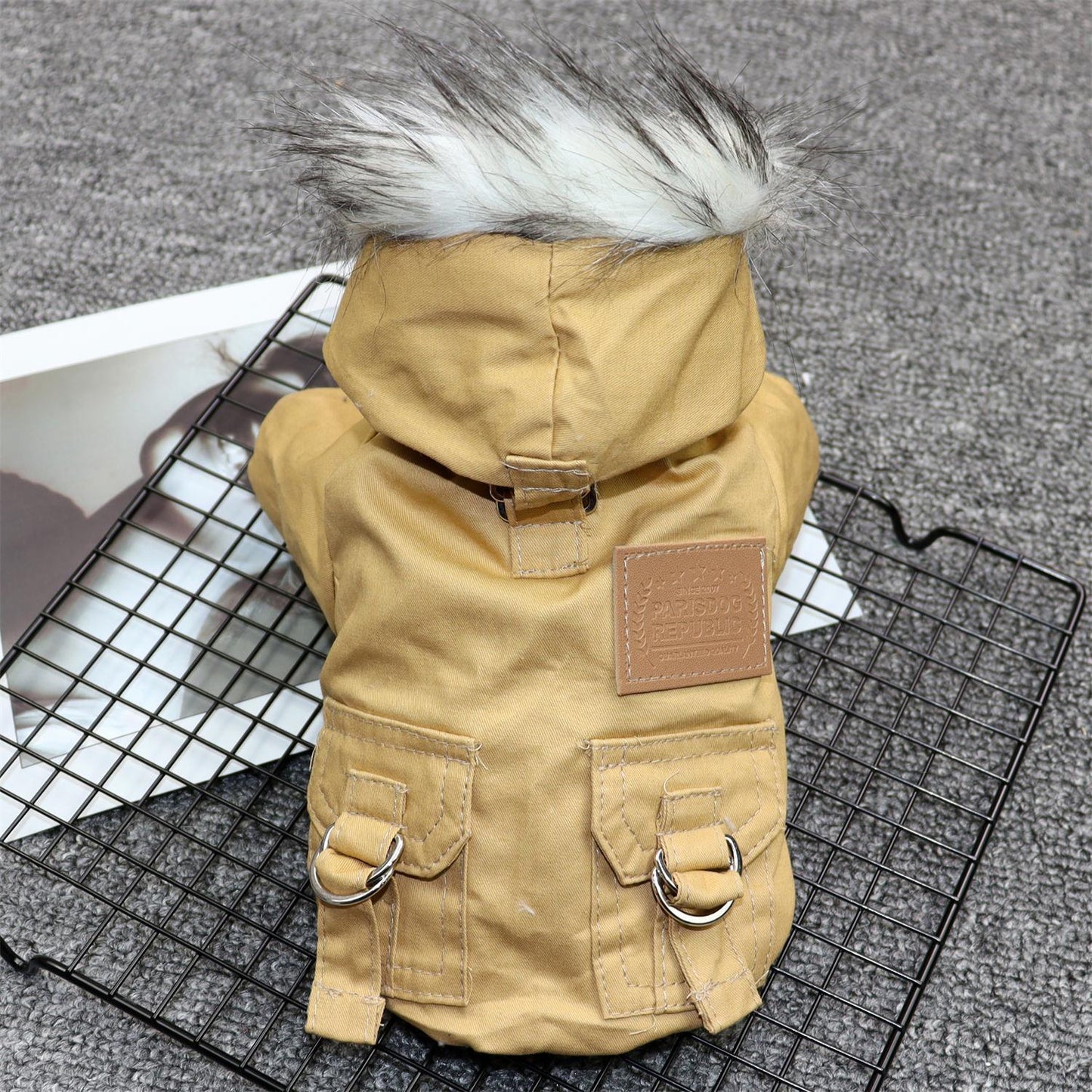 Cozy Canine Padded Coat - Stylish And Warm Dog Jacket For Small Breeds-5