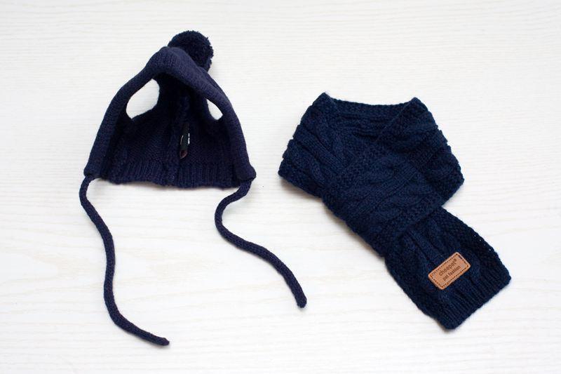 Cozy Canine Winter Ensemble: Dog Hat, Bib, Suit, And Scarf Set-2