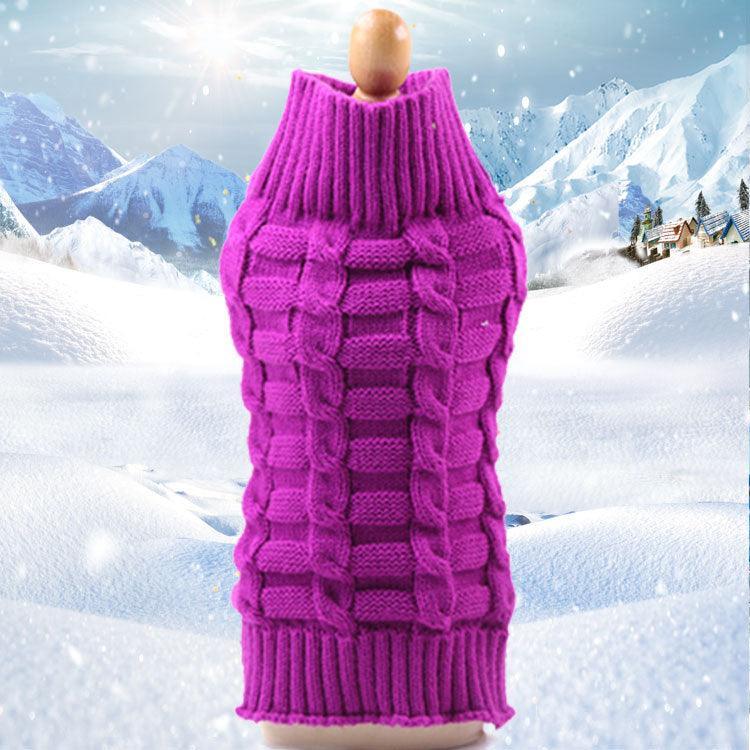 Cozy Cashmere Knit Pet Sweater - Stylish Dog Clothes For Your Furry Friend-6