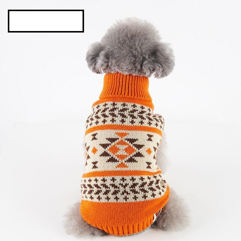 Cozy Christmas Printed Polar Fleece Double-Sided Dog Jacket-5