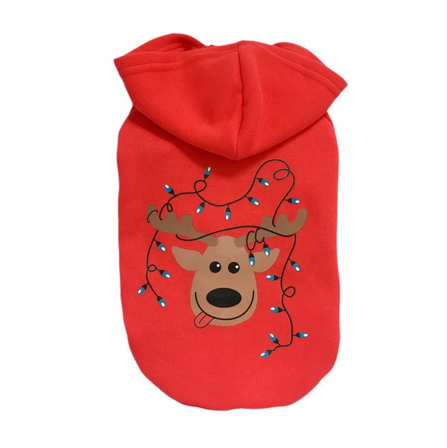 Cozy Cotton Dog Christmas Sweater - Festive Attire For Your Furry Friend-4