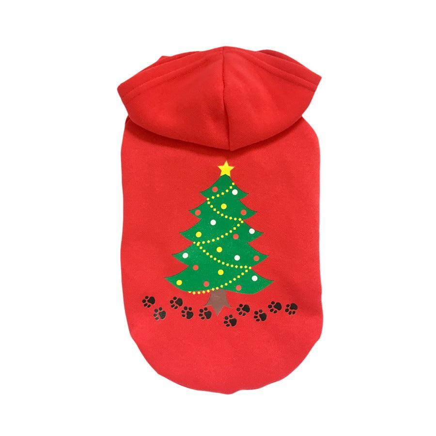 Cozy Cotton Dog Christmas Sweater - Festive Attire For Your Furry Friend-1