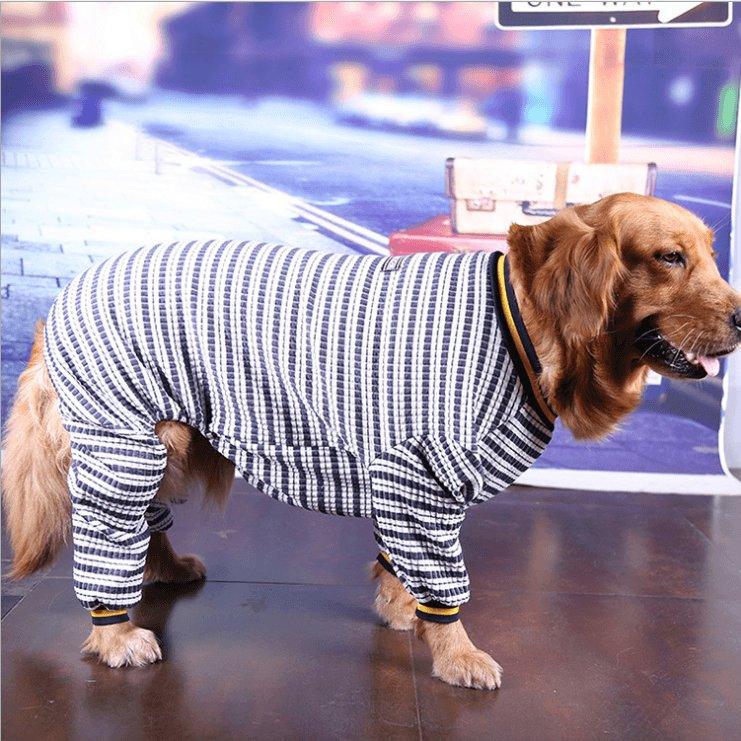 Cozy Cotton Long Sleeve Dog Shirt - Perfect Fit For Medium And Large Breeds-1