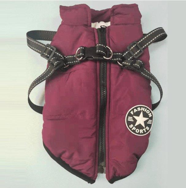 Cozy Cotton Padded Pet Clothes For Autumn And Winter-3