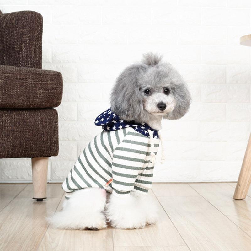 Cozy Knit Two-Legged Cat Costume For Small Dogs-1