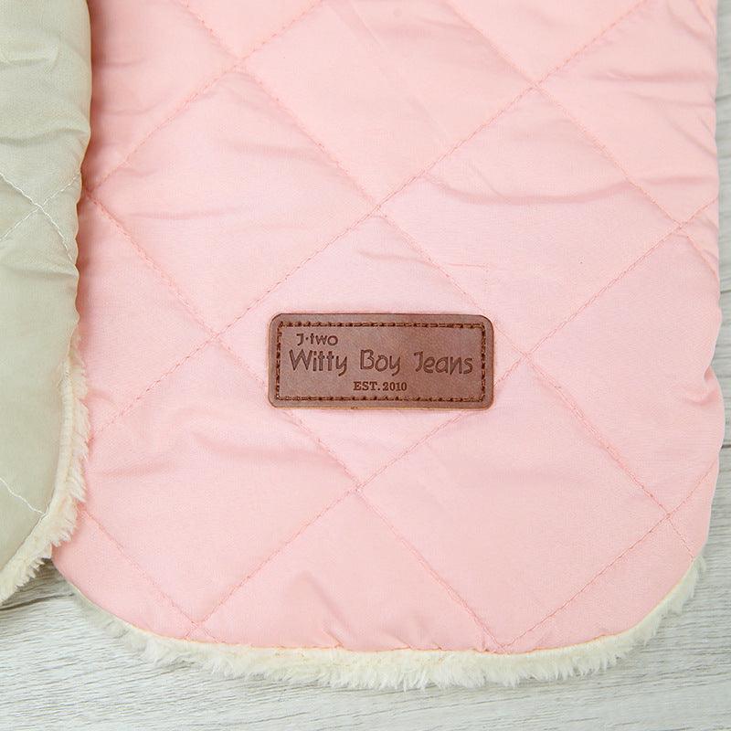 Cozy Quilted Pomeranian Pet Jacket-4