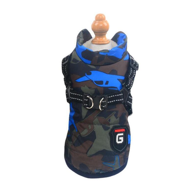 Cozycanine Integrated Cotton Vest - Stylish Winter Apparel For Dogs-7