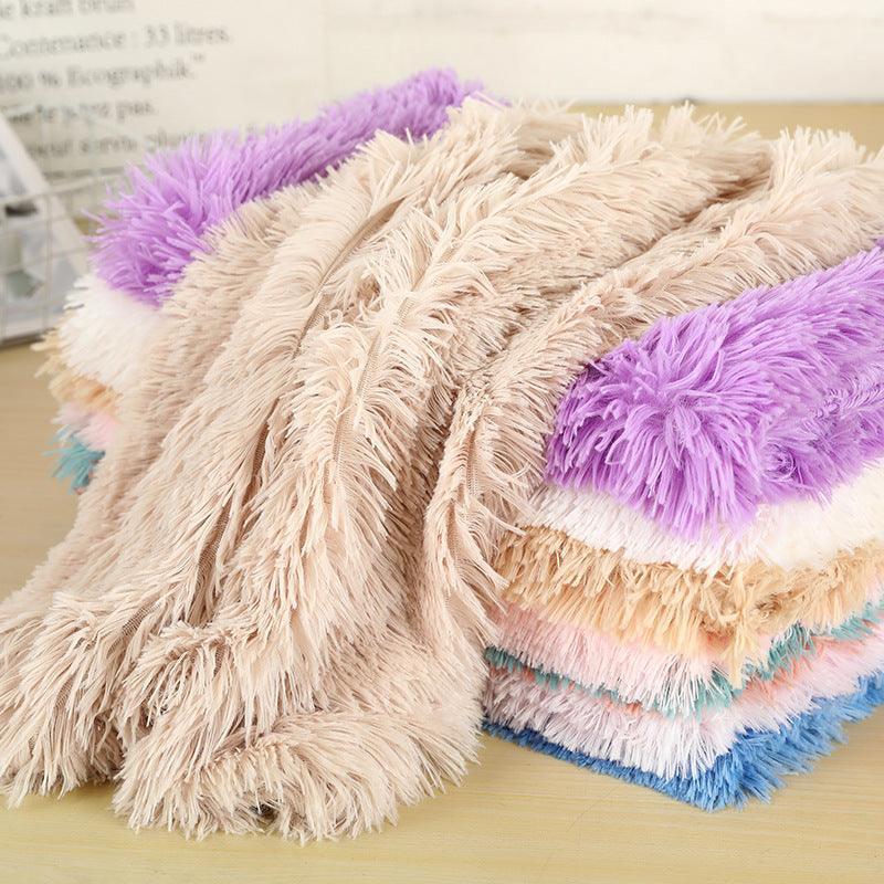 Cozycanine Plush Dog Bed - Luxurious Beige Mat For Restful Pet Sleep-5