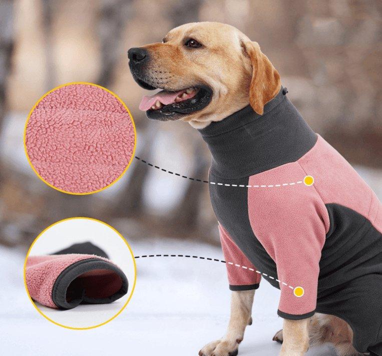 Cozycanine Winter Fleece Dog Coat - Stay Warm And Stylish All Season Long!-2