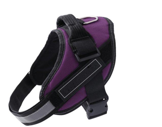Customizable Multilingual Pet Harness With Id Patch - Personalize Your Pup's Safety And Style-3