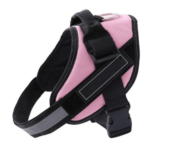 Customizable Multilingual Pet Harness With Id Patch - Personalize Your Pup's Safety And Style-0