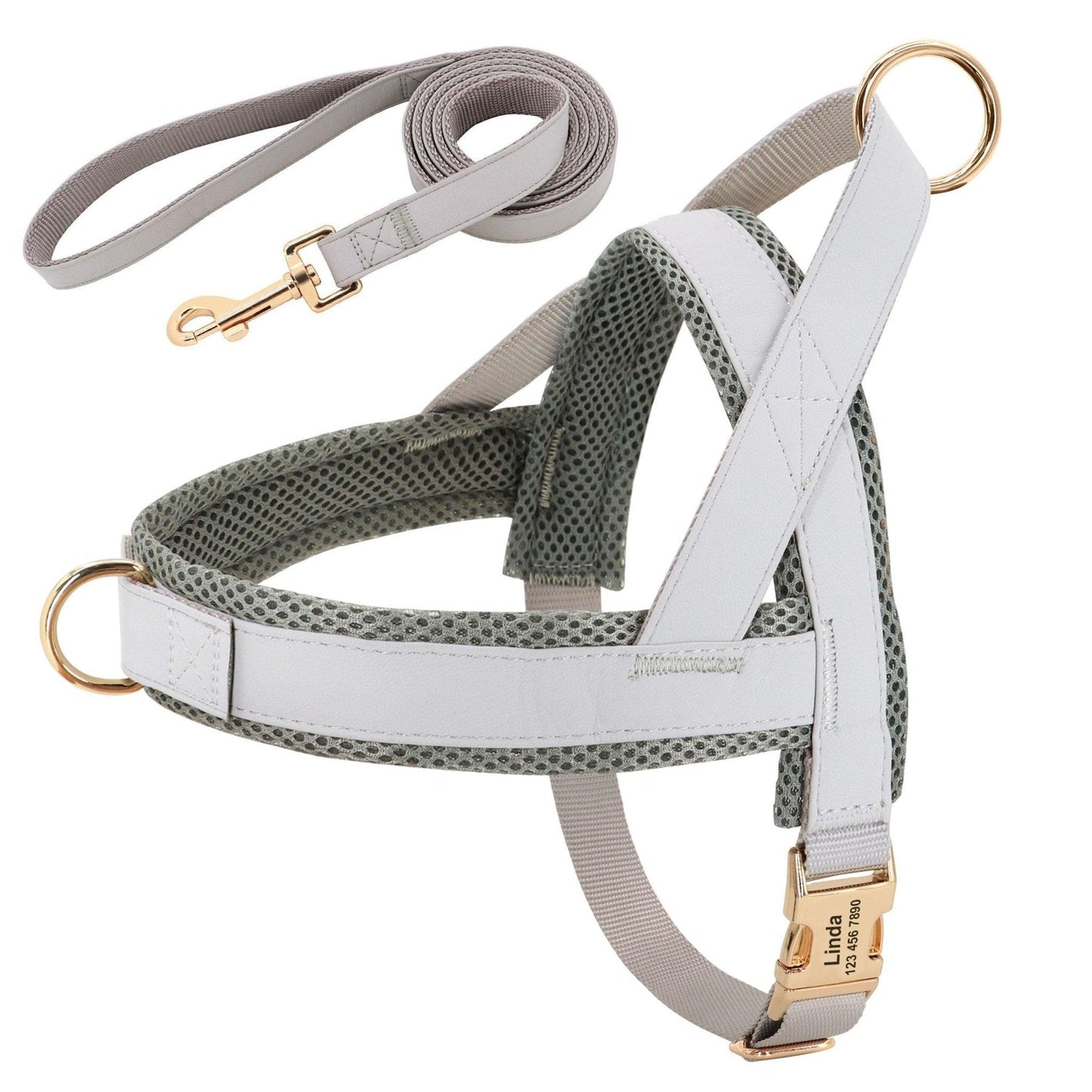 Customizable Pet Harness And Leash Set-1