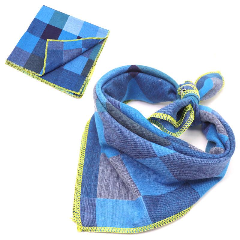 Fashionable Double Sided Cotton Pet Scarf-10