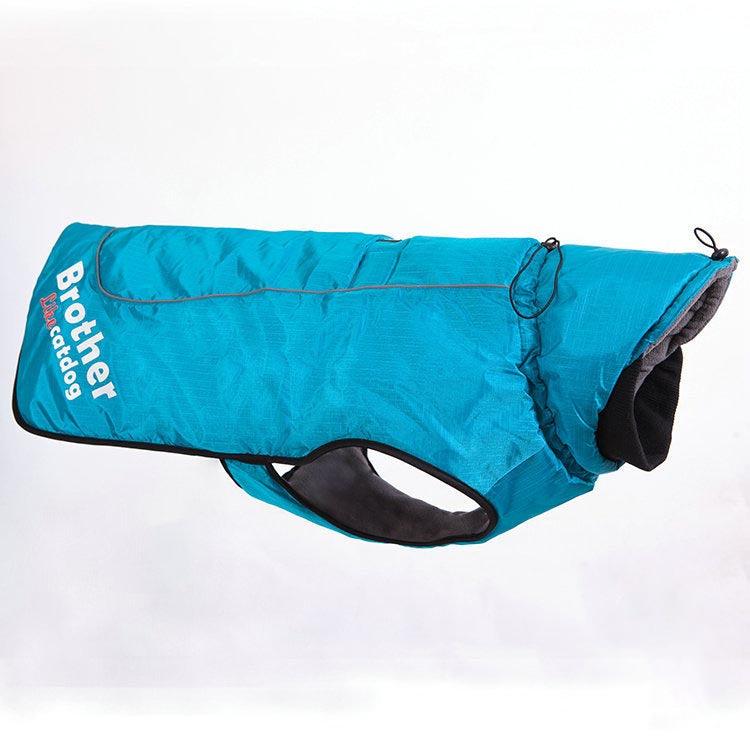 Fashionable Waterproof And Reflective Nylon Pet Raincoat-2