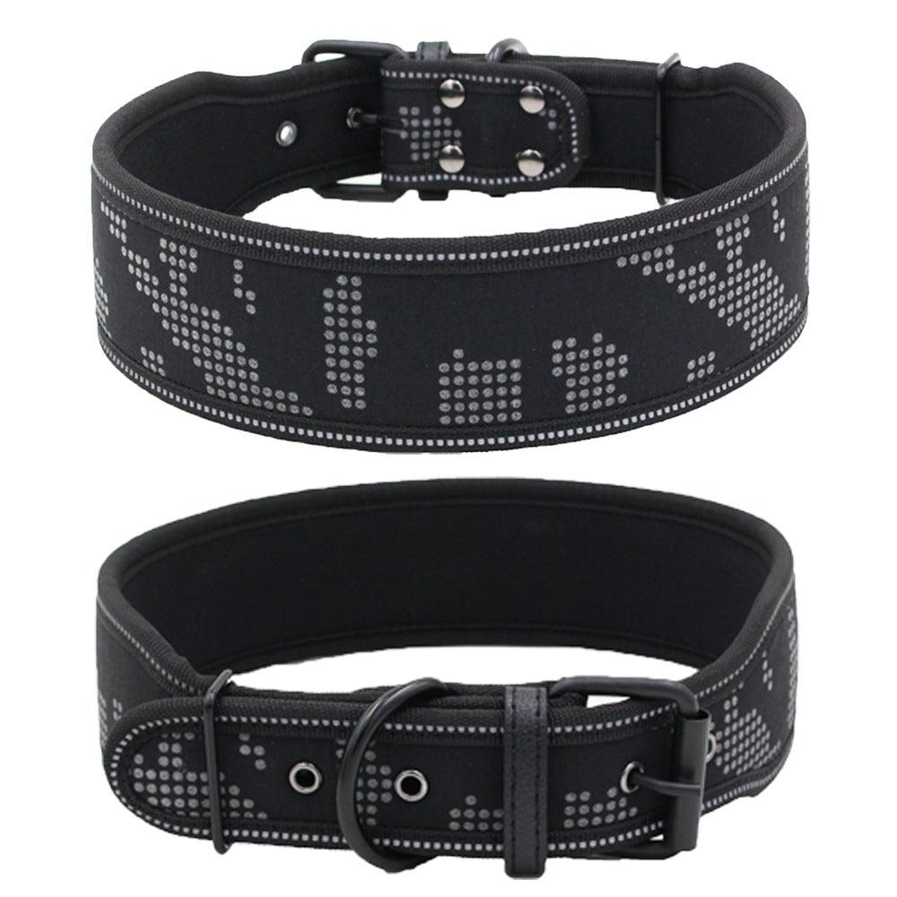 Reflective Camouflage Adventure Dog Collar-2