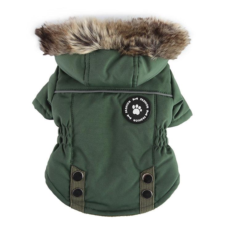 Winter Warmth Zipper Dog Jacket - Stylish And Cozy Pet Apparel-1