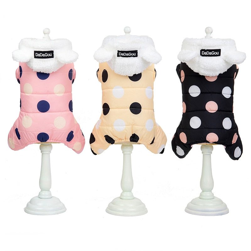 Dog Clothes Winter Pet Padded Vest Thickened Warm Jacket Costume Soft Pet Coat for Small Medium Dogs Cats Pets Outdoor Supplies-3