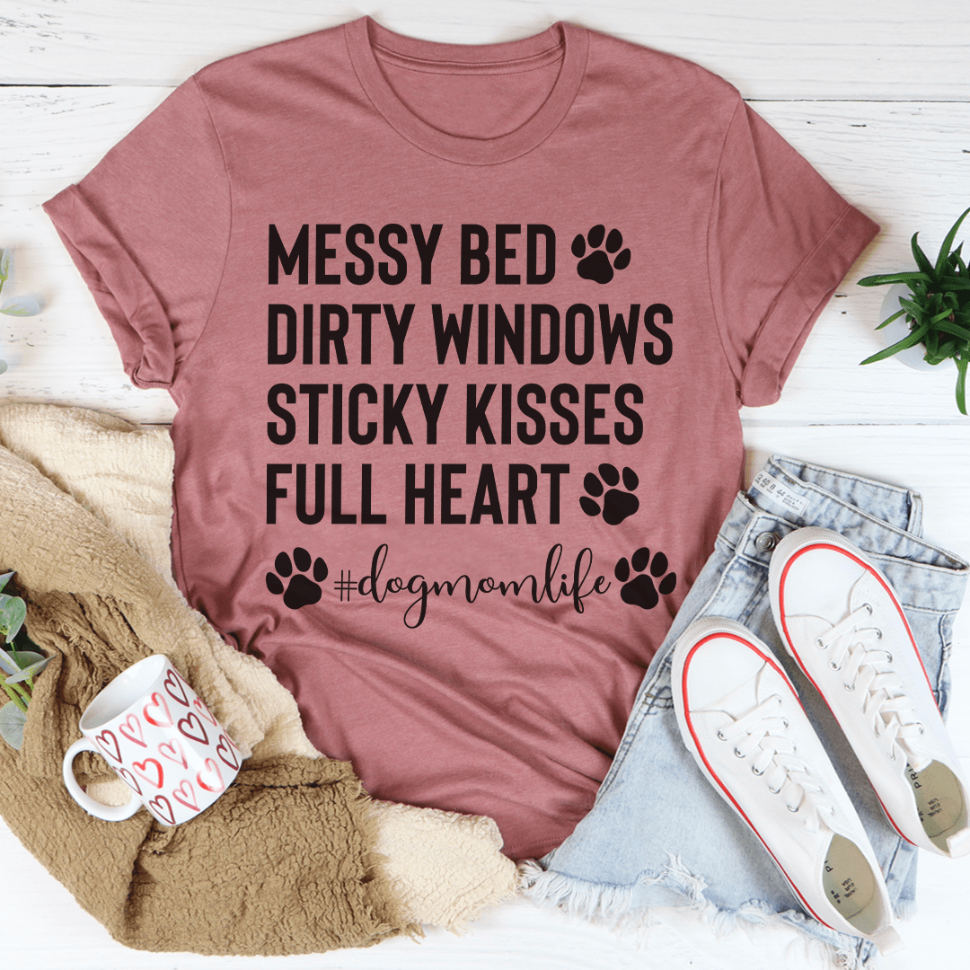 Dog Mom Life Tee-1
