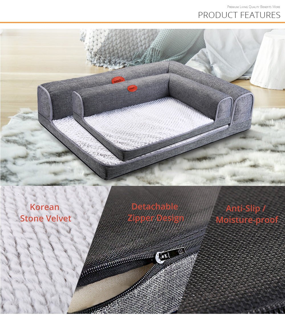 Dog Sofa Bed Soft Waterproof Warm Cushion Cat House Bed Puppy Sleeping Hondenmand Cushion Mat Pet Supplies-4