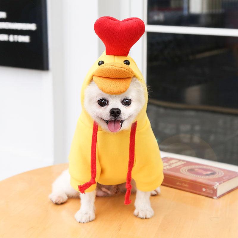 Luxury Green Fleece Dog Hoodie - Stylish Two-Legged Outfit For Autumn And Winter-10