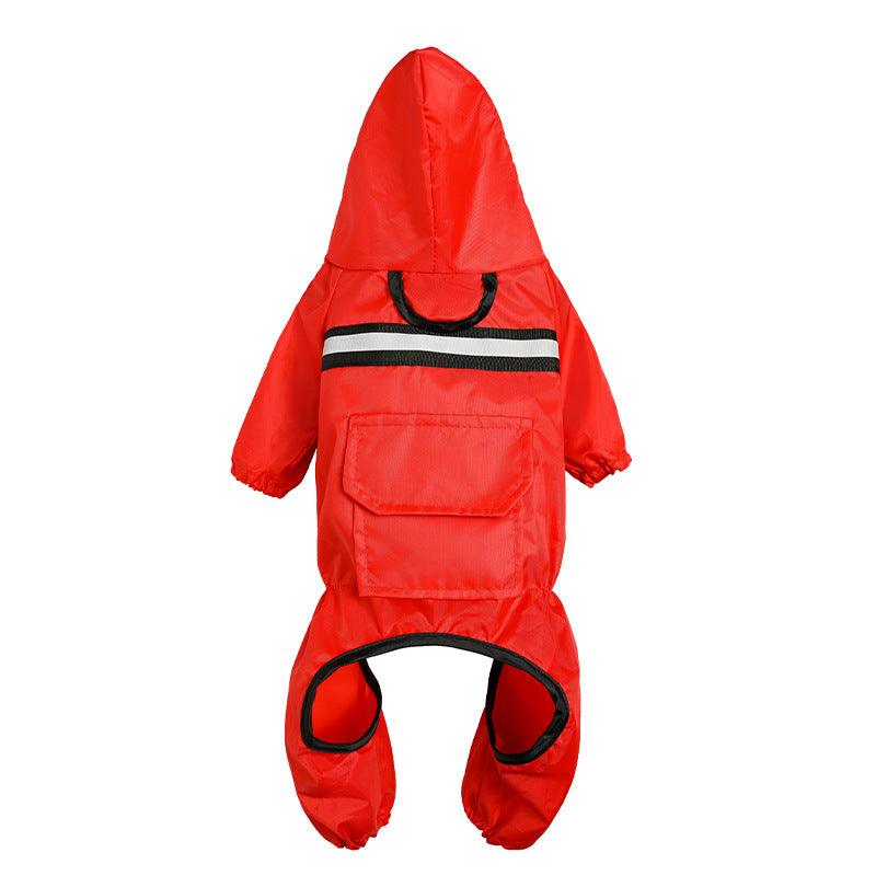 Reflective Pet Raincoat: Keep Your Furry Friend Safe And Dry-3