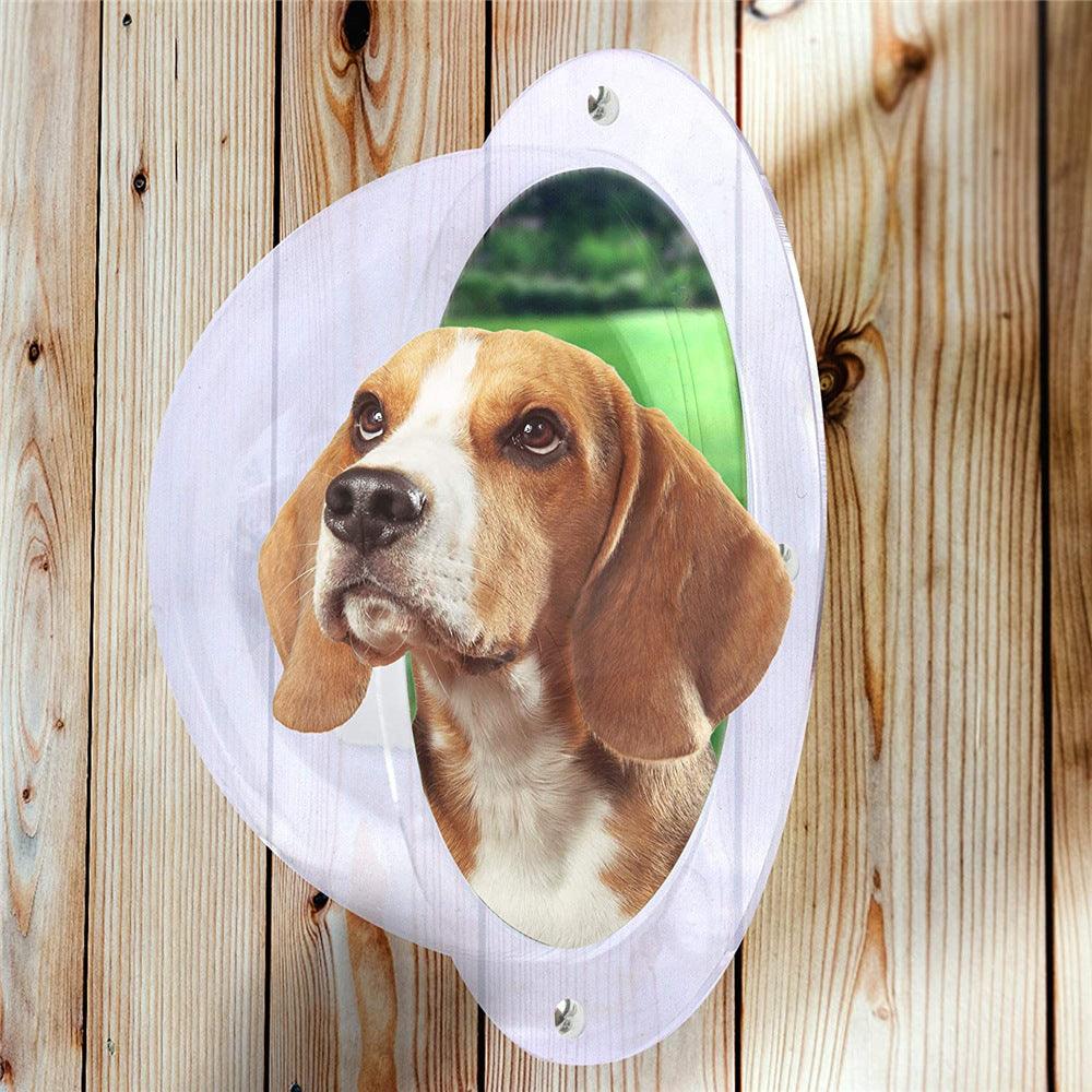 Semi-Circular Acrylic Pet Fence Window: The Perfect Peek For Your Furry Friend-5