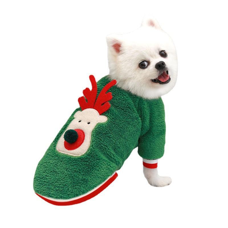 Festive Furry Friend Christmas Sweater-2