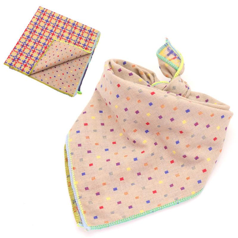 Fashionable Double Sided Cotton Pet Scarf-5