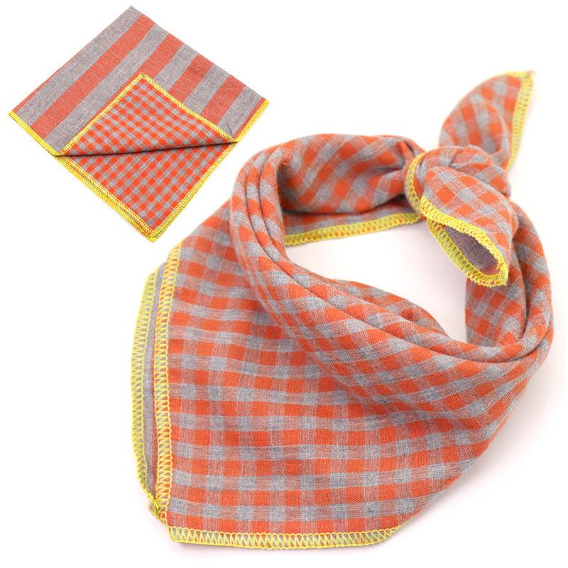 Fashionable Double Sided Cotton Pet Scarf-15
