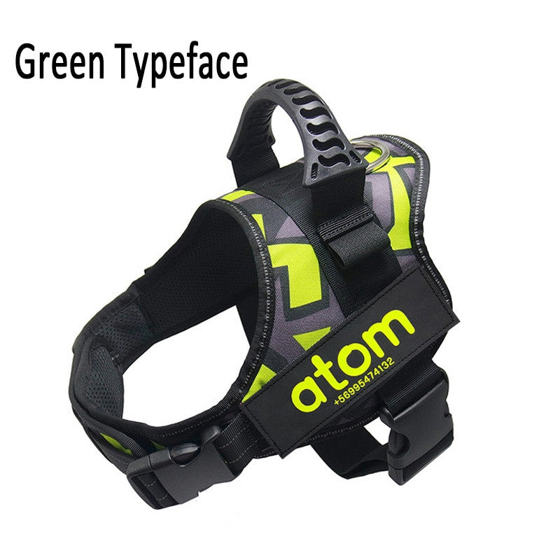 Dog Harness ID Tag Custom Harness-14