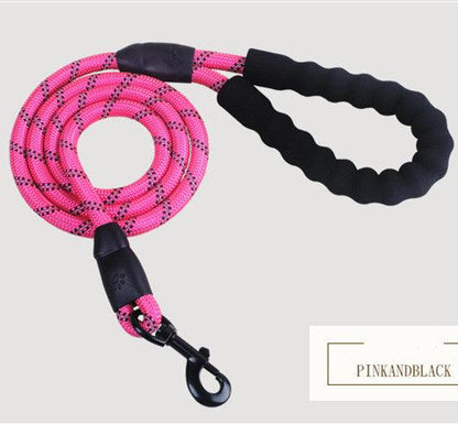 Reflective Comfort Leash - Premium Nylon Dog Leash For Walking And Training - Ultimate Pet Safety And Control-5