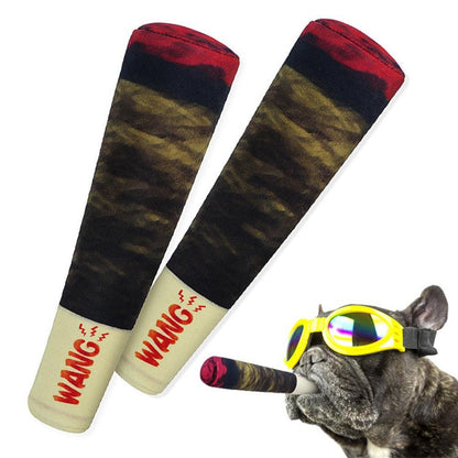 Playful Pooch Prankster: Plush Dog Toy With Sound-1