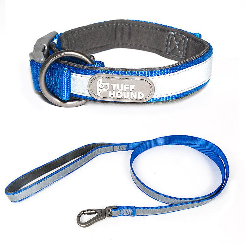 Reflective Full Neck Traction Set For Stylish Dogs-0