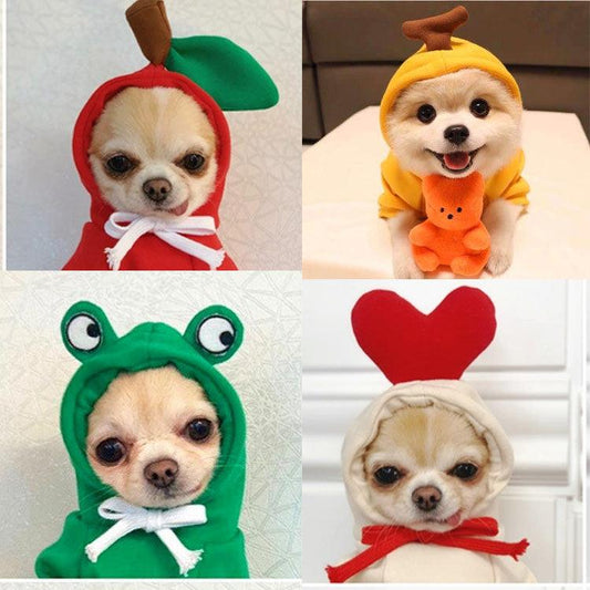 Luxury Green Fleece Dog Hoodie - Stylish Two-Legged Outfit For Autumn And Winter-0